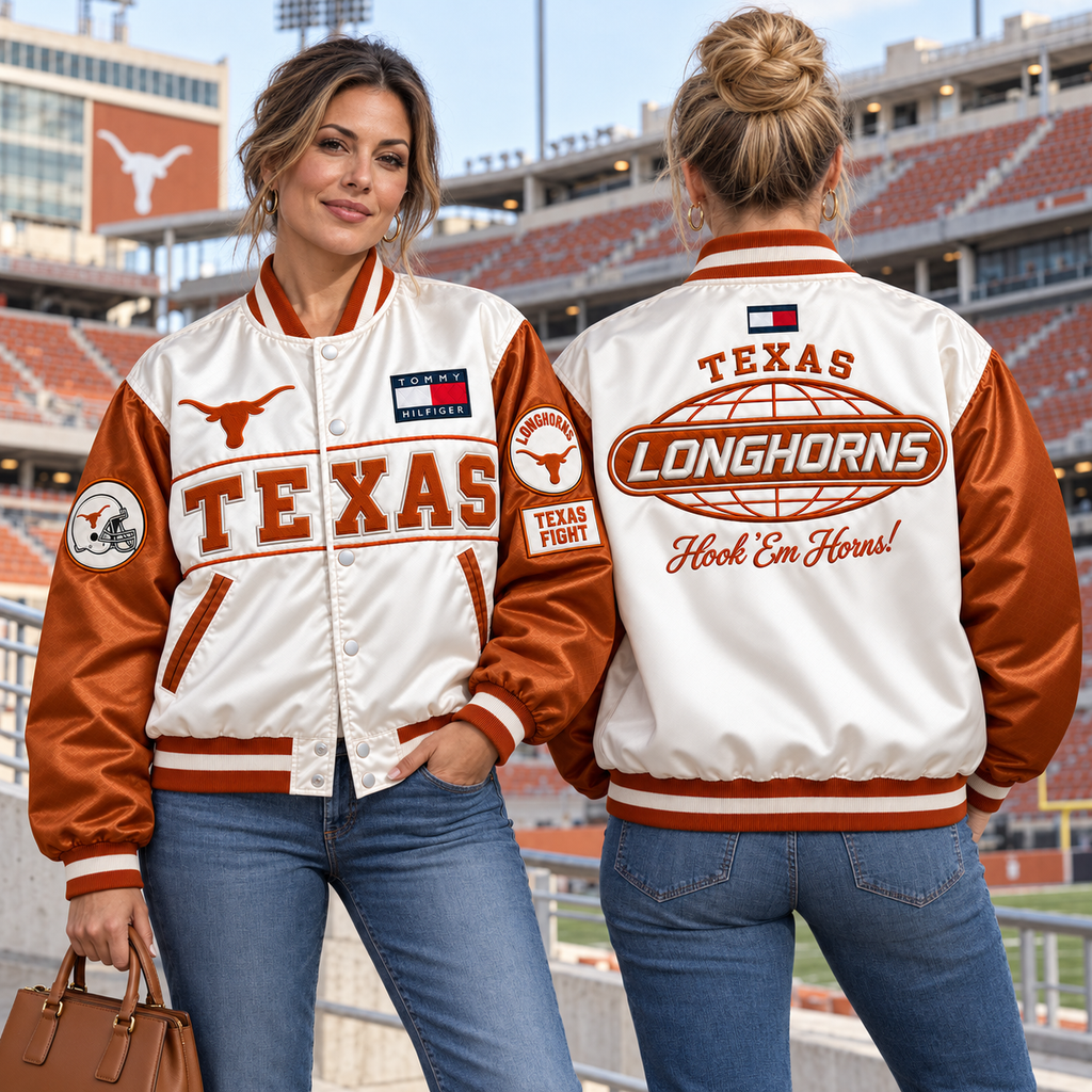TLS Satin Boxy Varsity Jacket NTKO