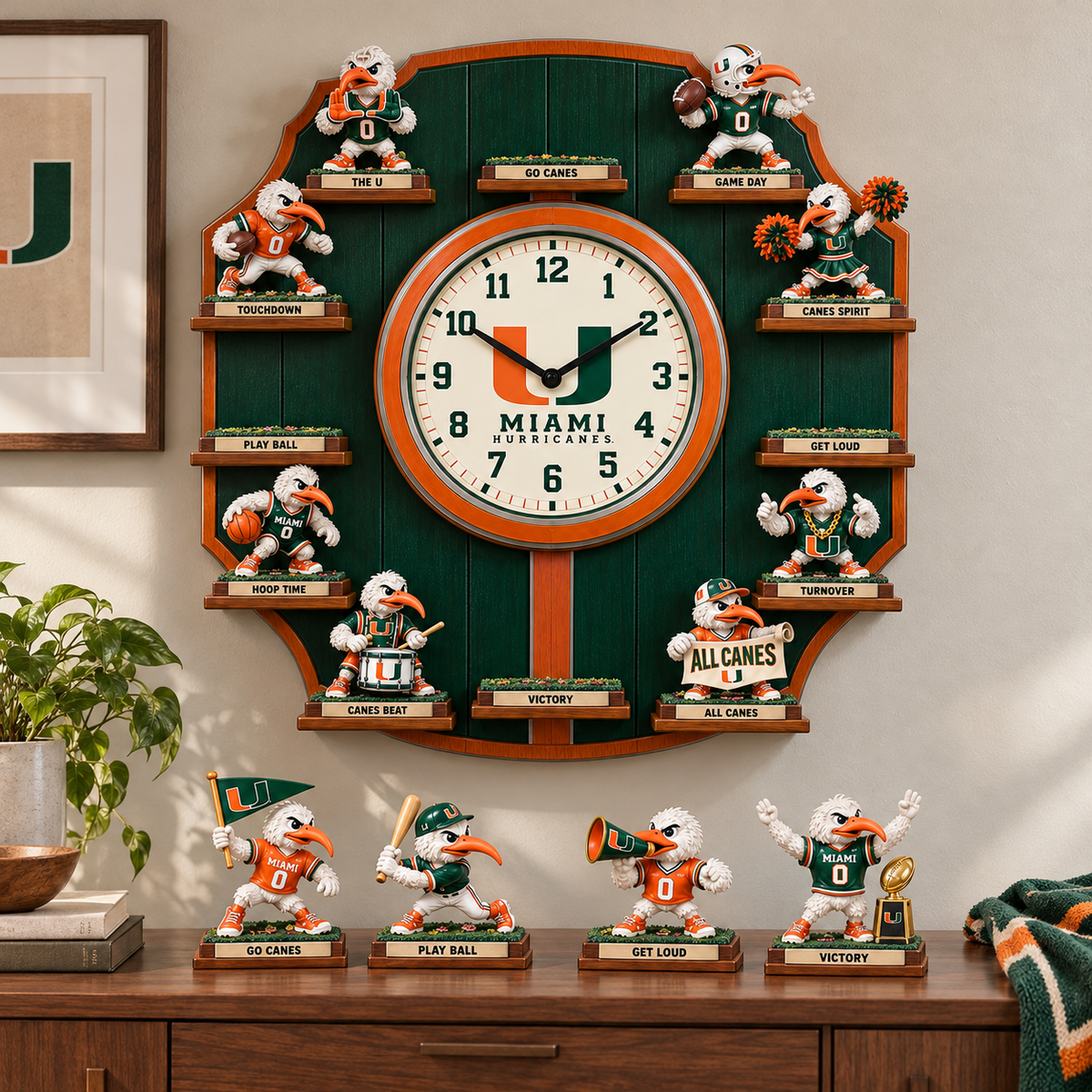 MHC Premium Mascot Sculpture Clock Collection PTKL