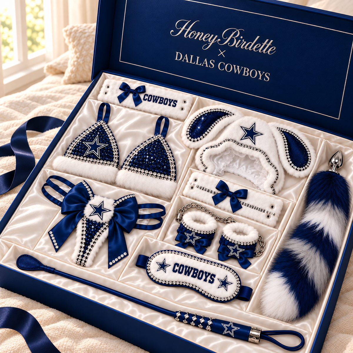 DLCB Inspired Rhinestone Lingerie & Accessories Gift Set PNPA