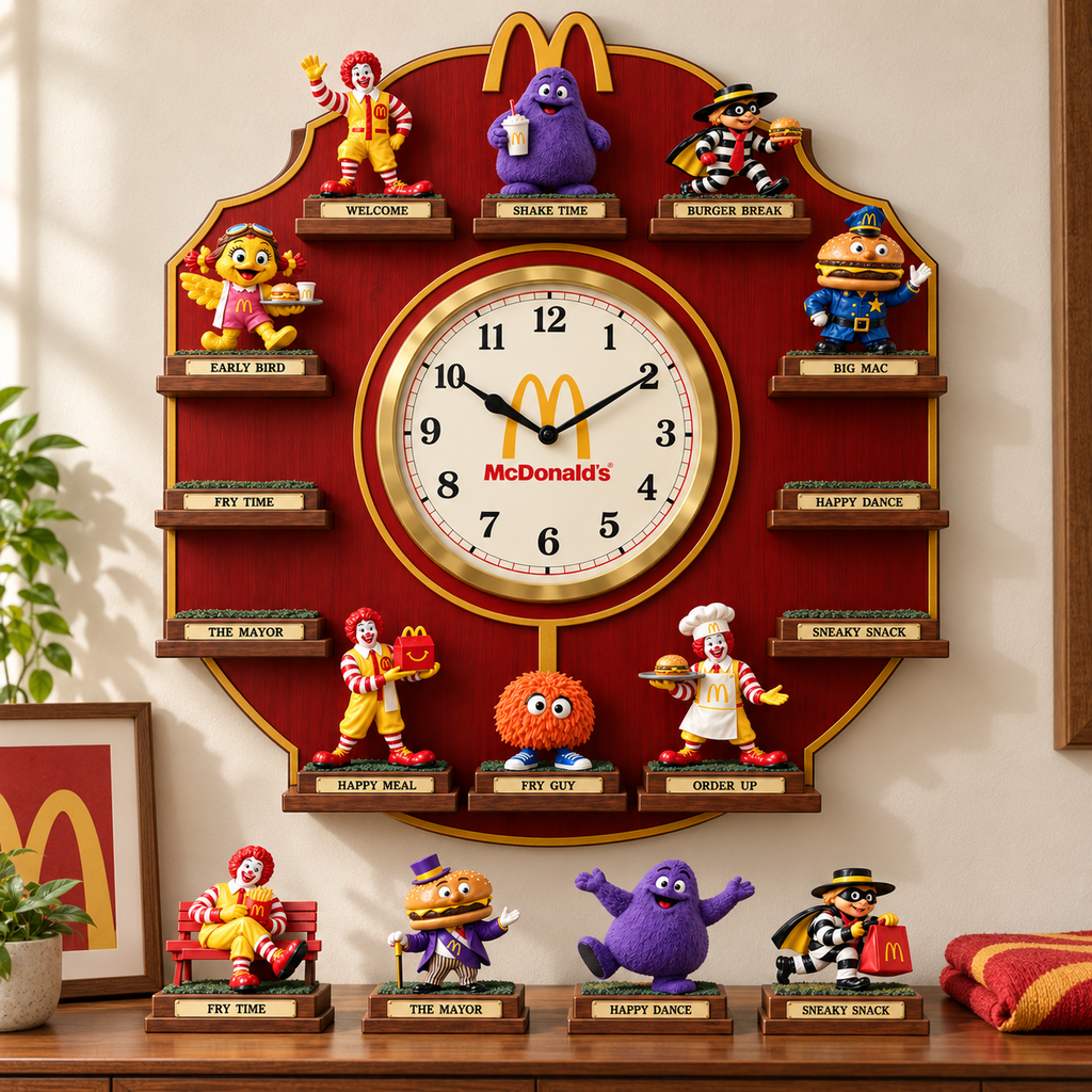 MDN Premium Mascot Sculpture Clock Collection PTKL