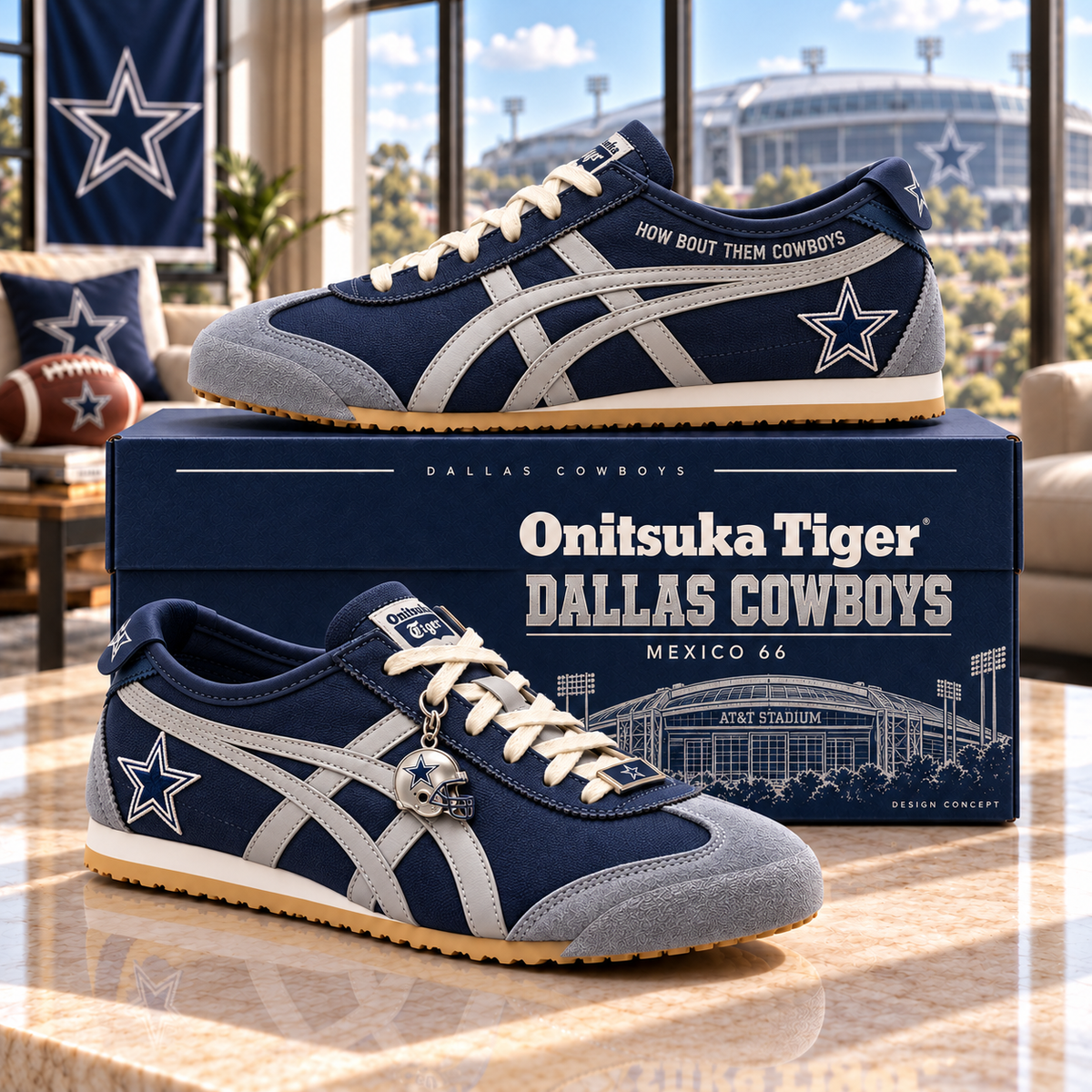 DLCB Premium Retro Low-Top Sneakers TMH