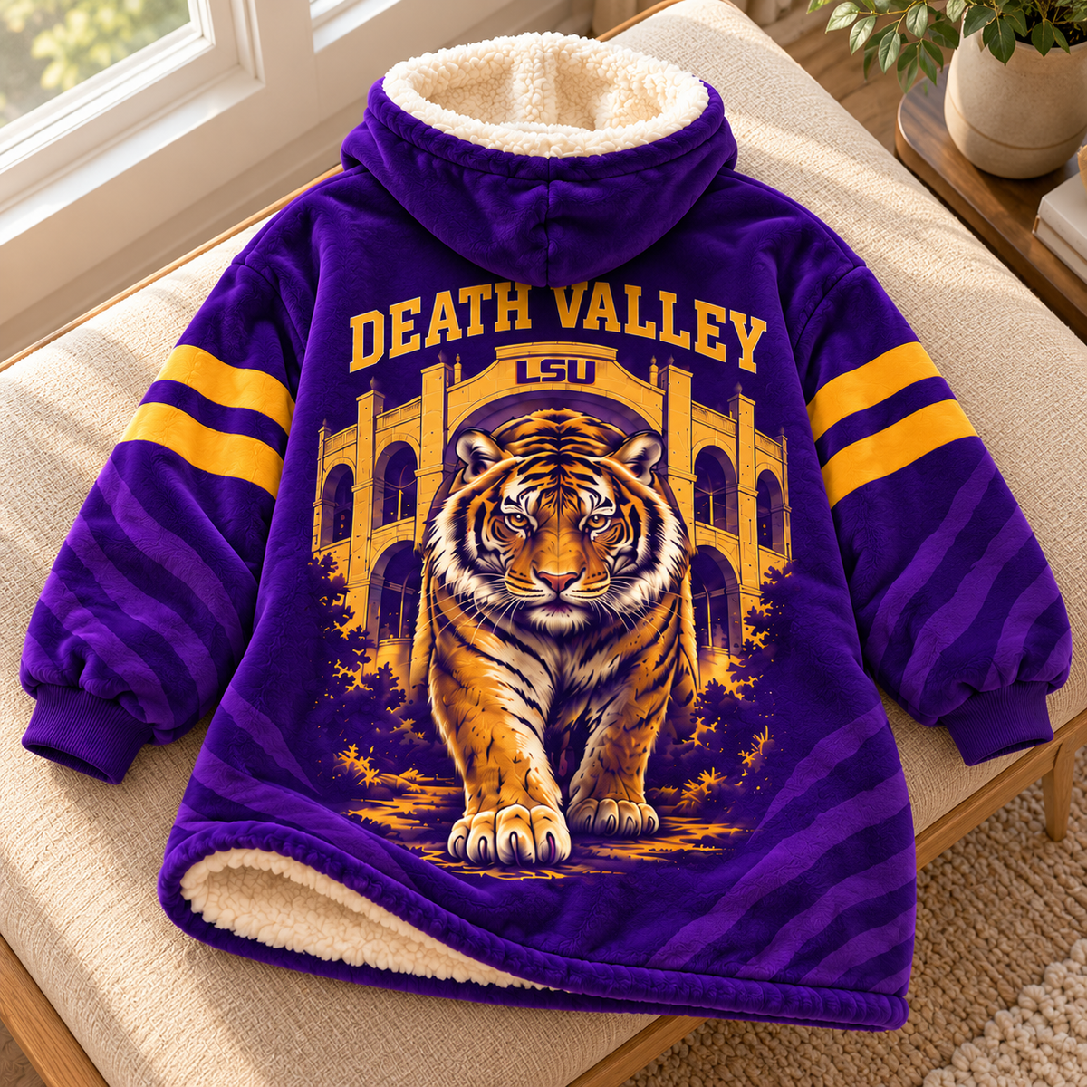 Premium LSUT Oversized Blanket Hoodie NHVH