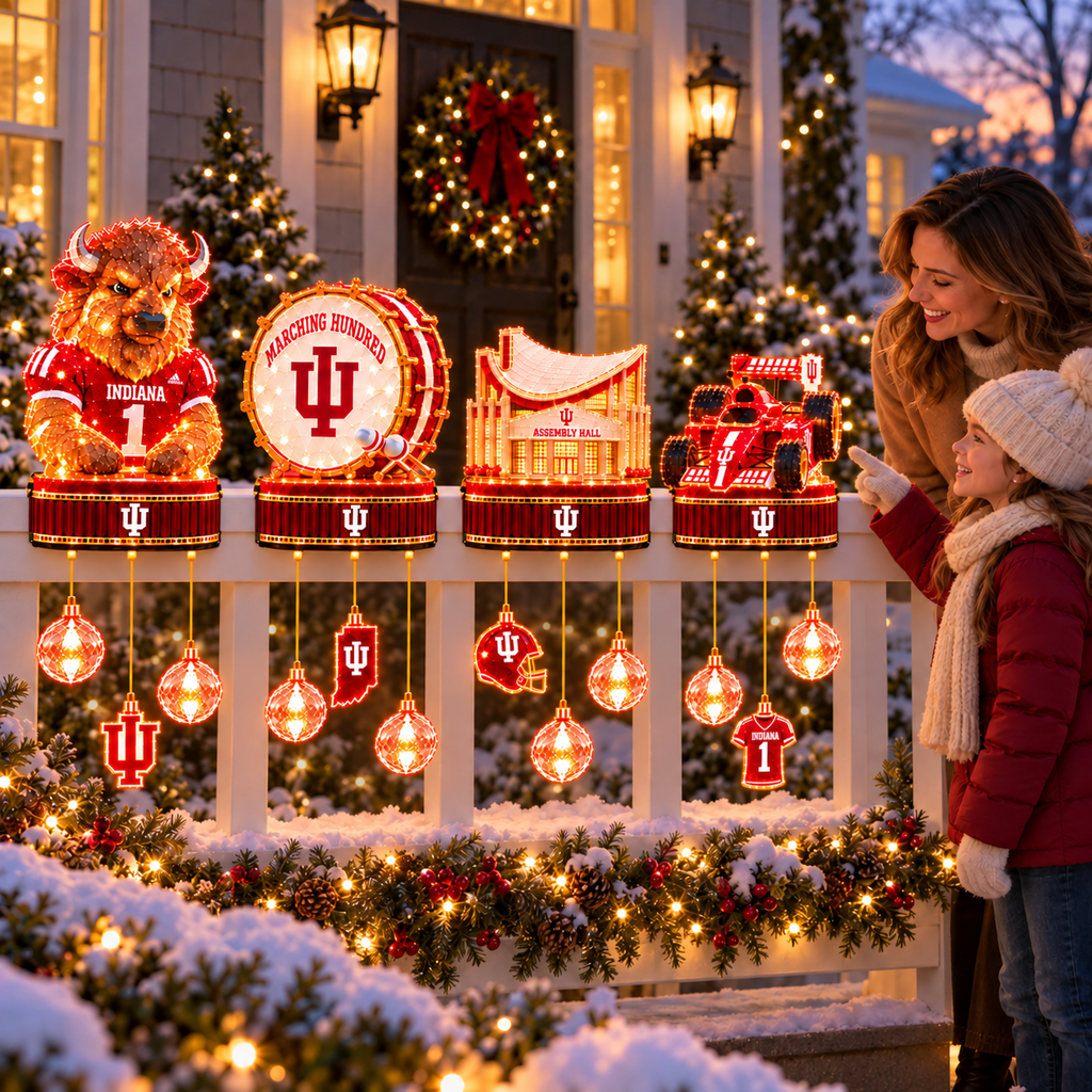 Premium IDH Outdoor Christmas Railing Ligh TTMH