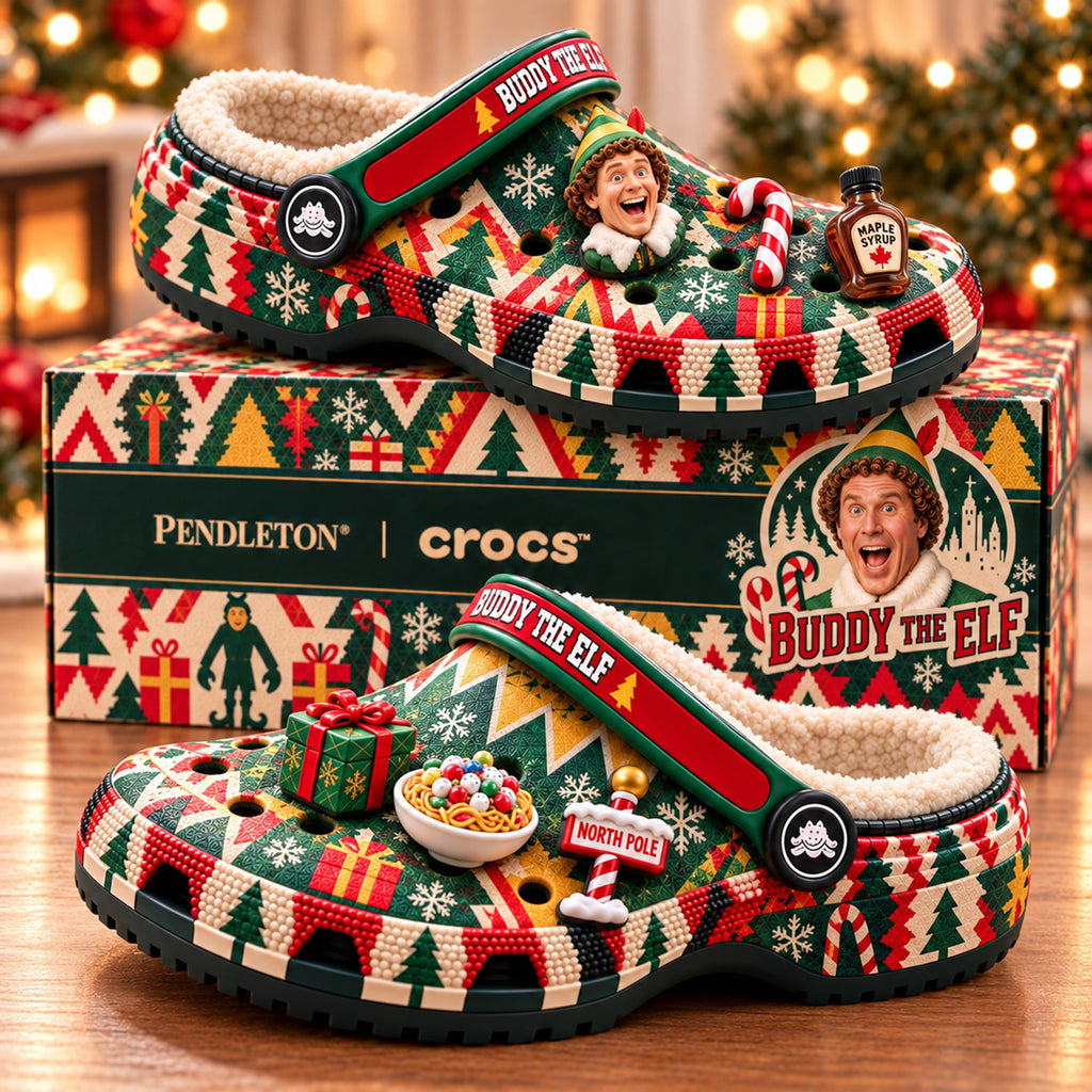 ELF Premium Fleece-Lined Crocs Clogs NTTB