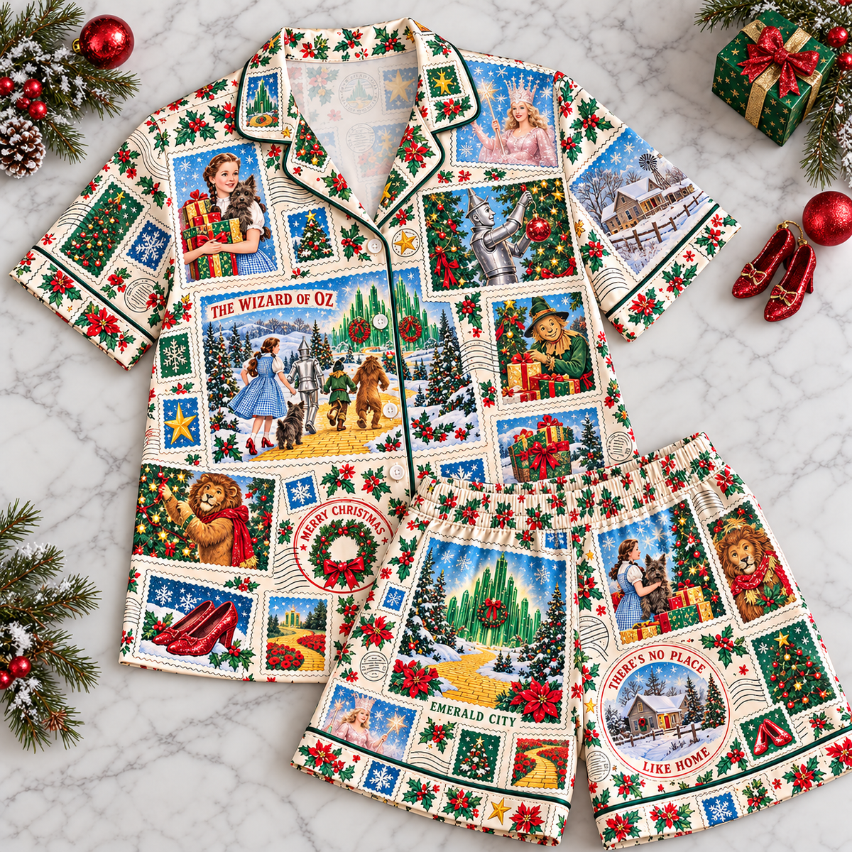 PREMIUM TWOZ Christmas Stamp Pajama Set NPL