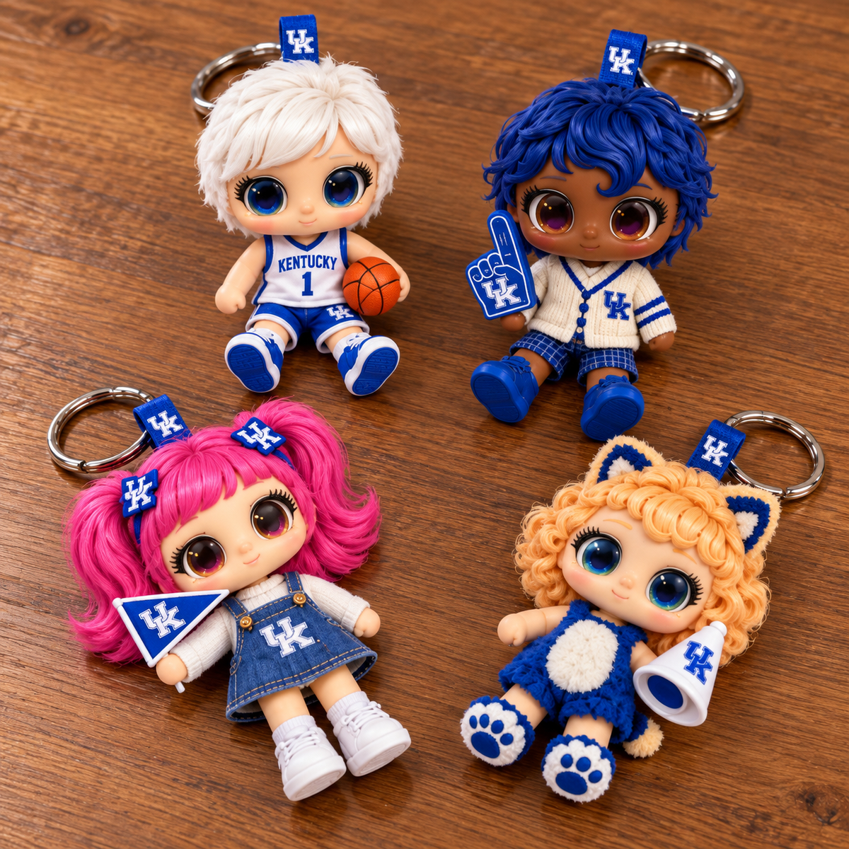 Premium KWC Plush Keychain Collection NTVA