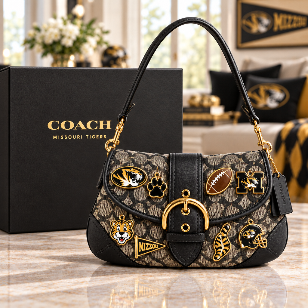 Missouri Tigers Soho Bag With Charm
