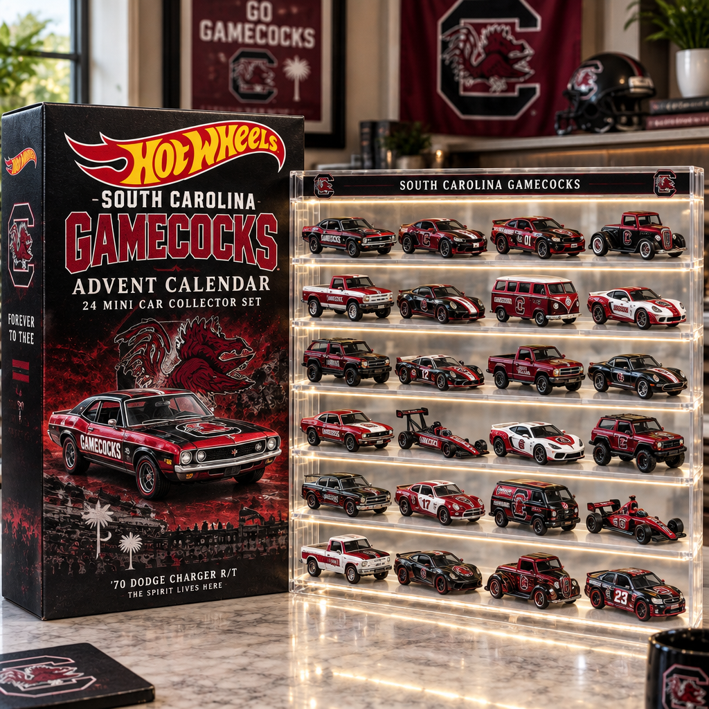 South Carolina Gamecocks Premium Mini Car Advent Calendar