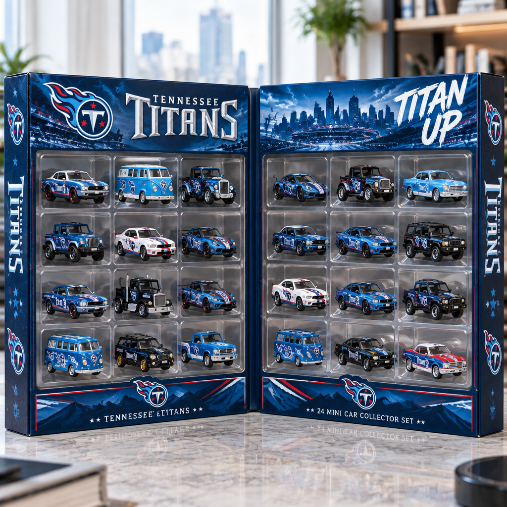 Tennessee Titans Premium Mini Car Advent Calendar