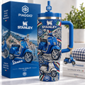 Piaggio 40oz Tumbler With Handle TTNL